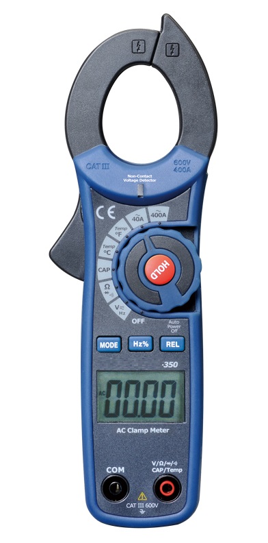 Pinza amperimétrica profesional 600v ac/dc - KAISE EM400 - SIA