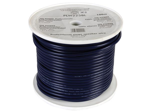 Mts Cable manguera altavoz prof. 2x2.5mm Azul