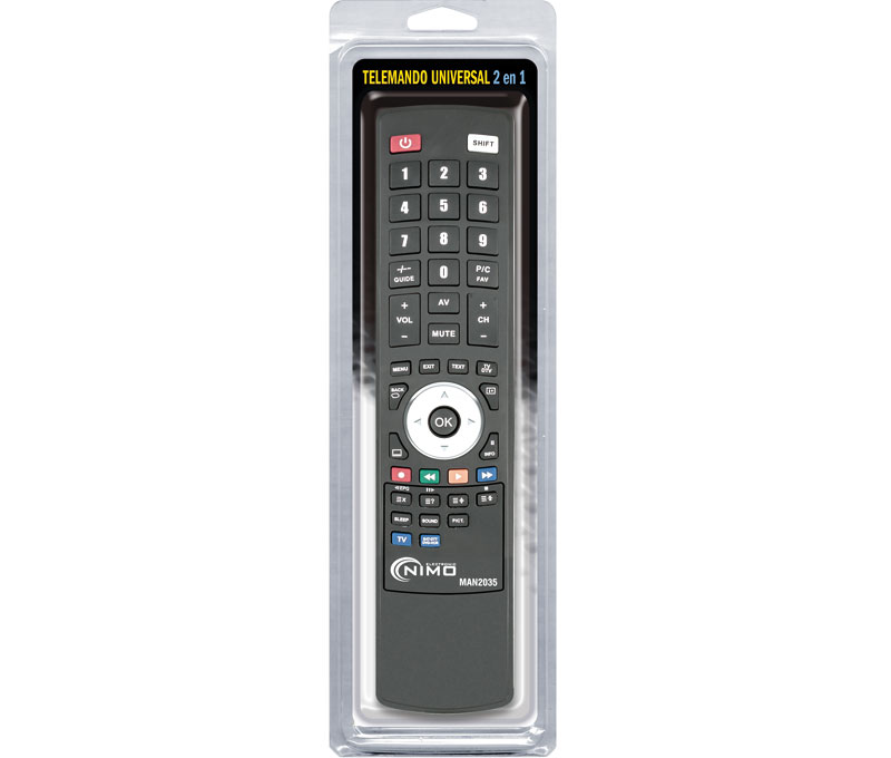 MANDO TV UNIVERSAL PROGRAMABLE 4 EN 1 NIMO