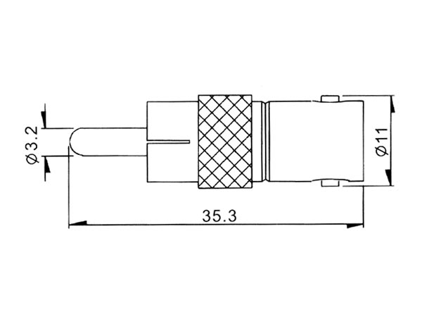 Adaptador para cable RCA, BNC, Male connector/Female connector, Cromo Velleman CBNC21 adaptador de cable RCA BNC Cromo 
